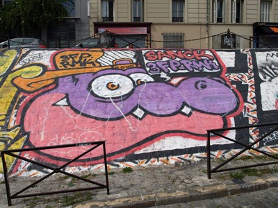 photo graffiti Paris 10eme arrondissement